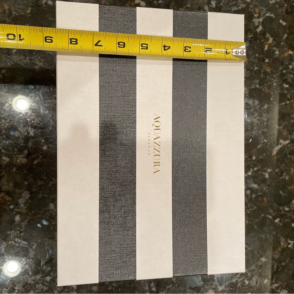 Aquazzara Striped Box - perfect for storage or staging